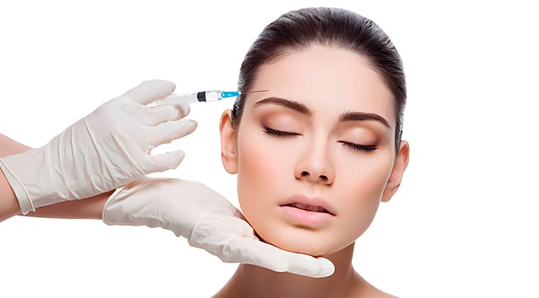 Aplicación de botox (toxina botulínica)